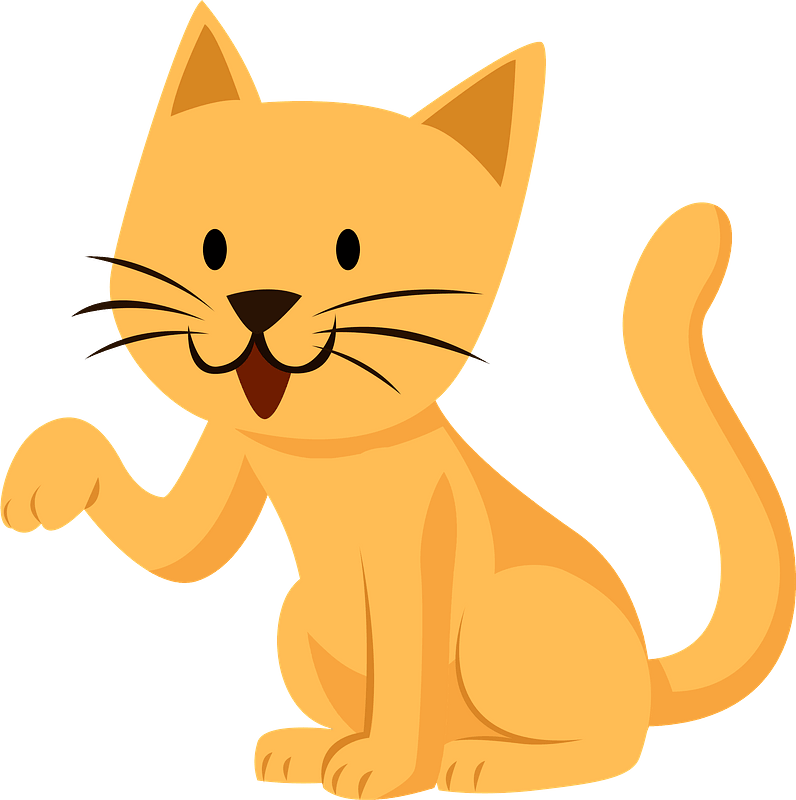 Orange Cat PNG Isolated HD