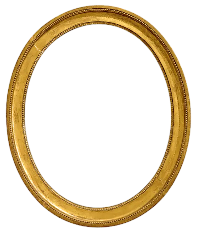 Oval Frame PNG HD Isolated