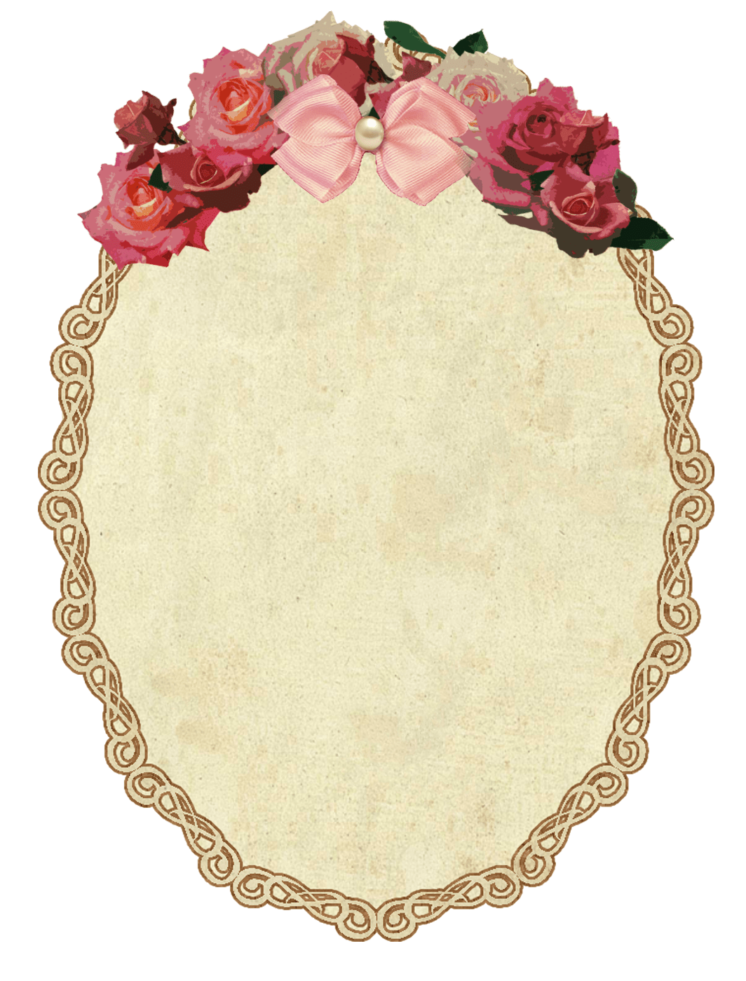 Oval Frame PNG Picture