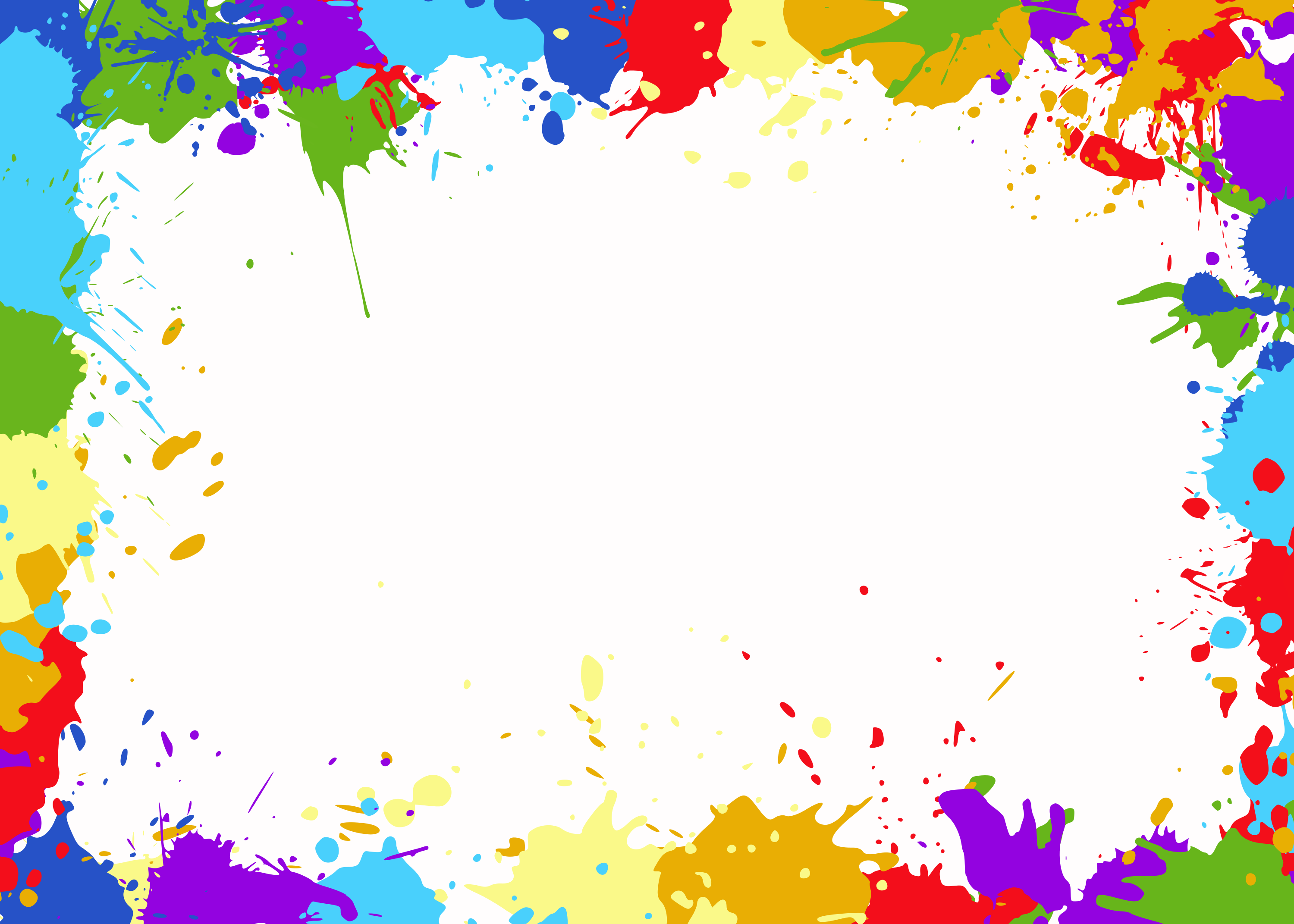 Paint Frame PNG Photo
