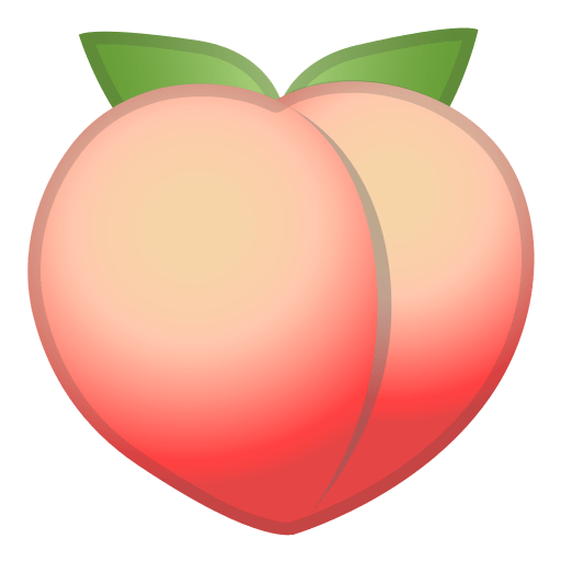 Peach Emoji PNG HD