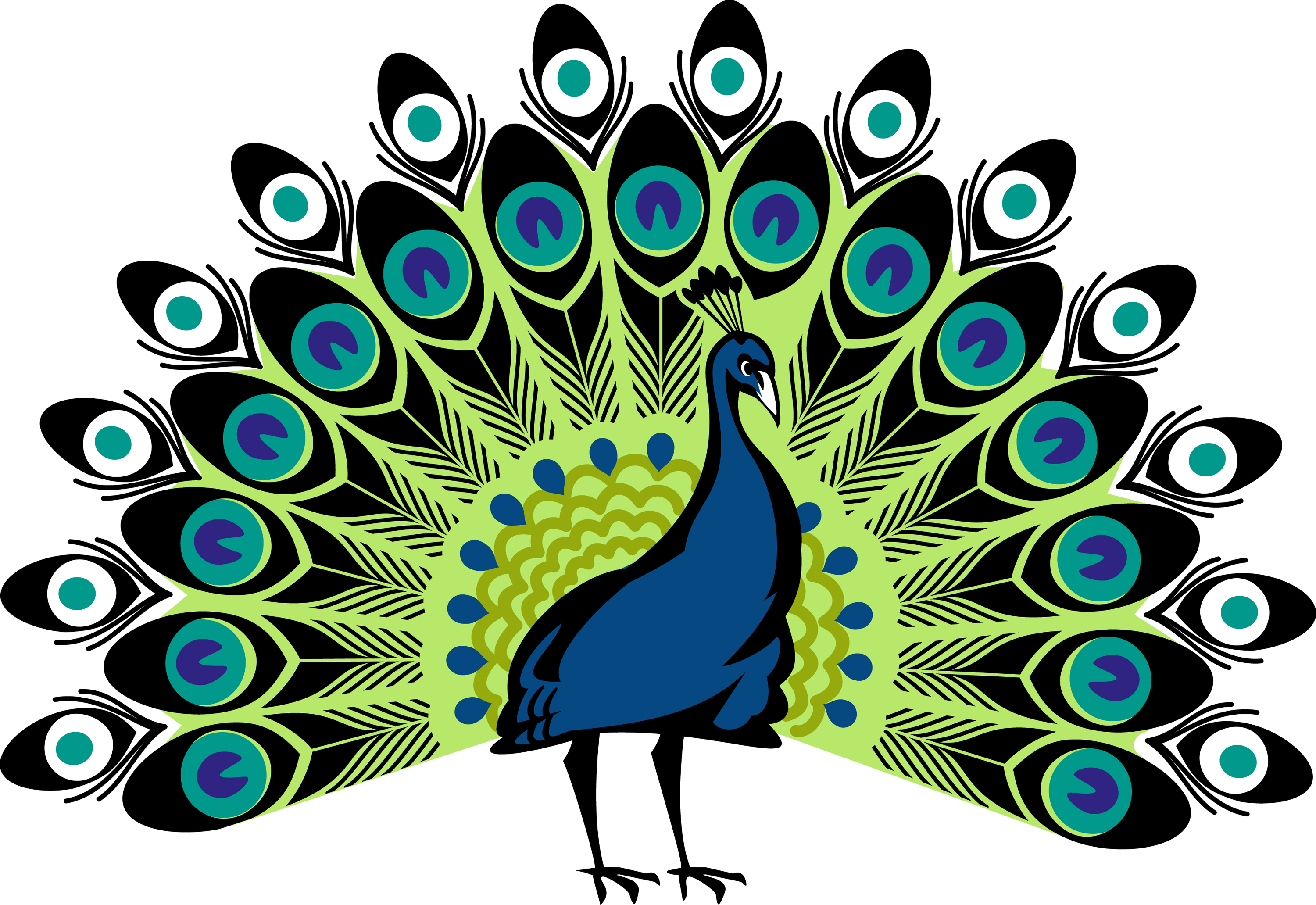 Peacock Logo PNG Clipart