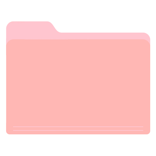 Pink Folder PNG Photo