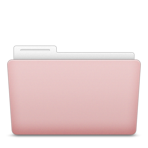 Pink Folder PNG Transparent