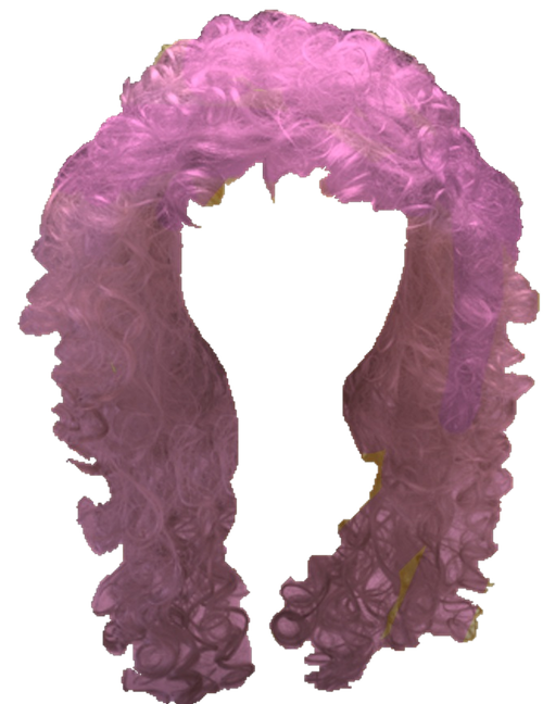 Pink Wig PNG File