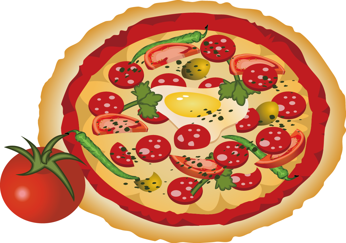Pizza Cartoon PNG Photo