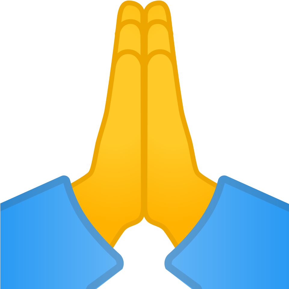 Pray Emoji PNG File