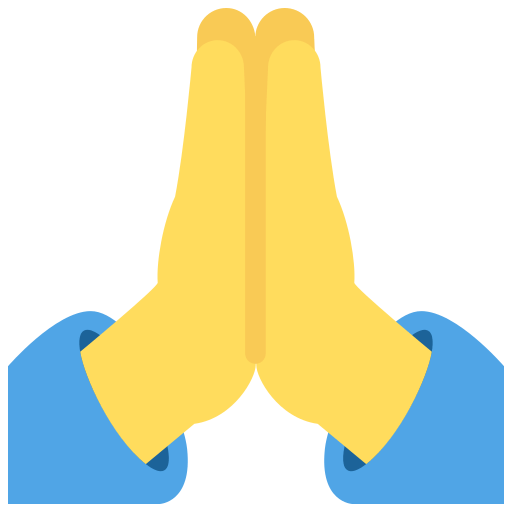 Pray Emoji PNG Pic