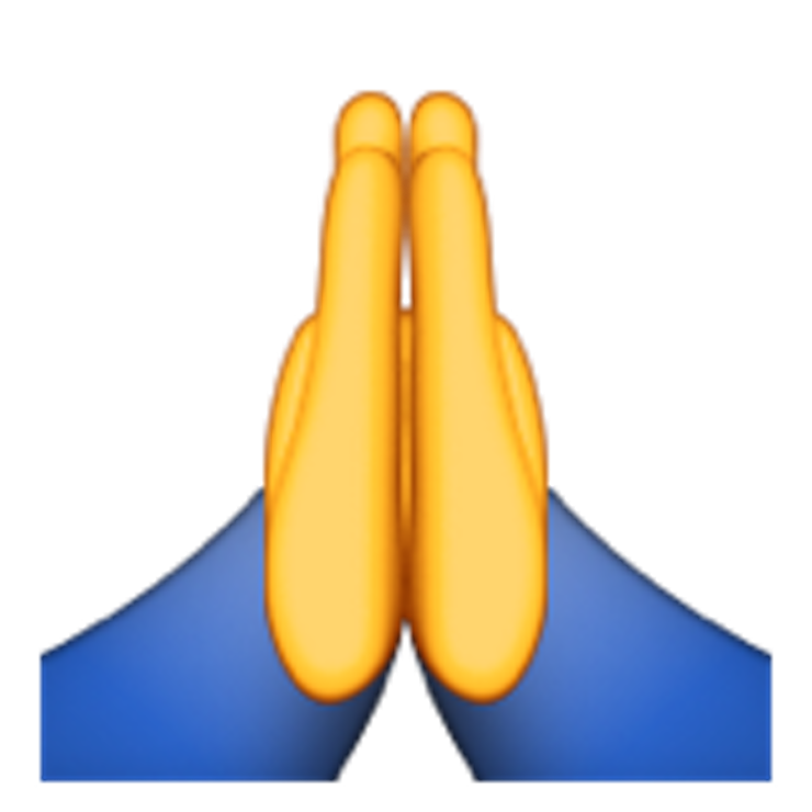 Pray Emoji PNG