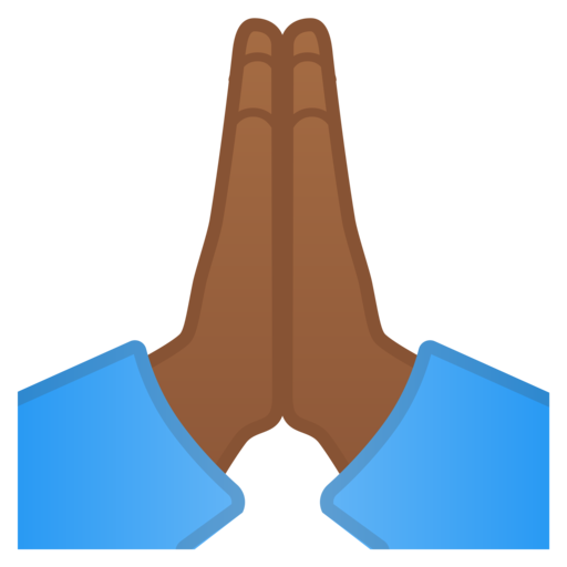 Praying Hands Emoji PNG File