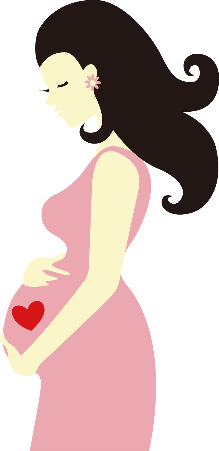 Pregnant Woman Cartoon PNG Free Download