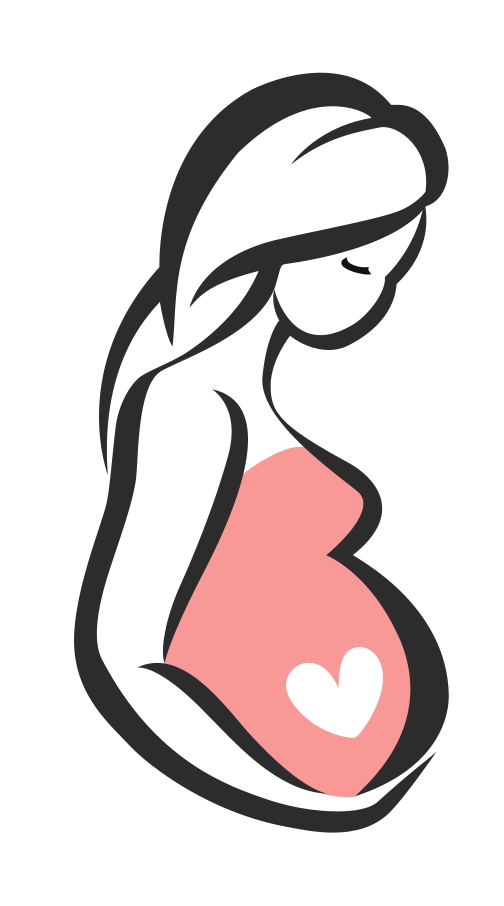 Pregnant Woman Cartoon PNG Transparent