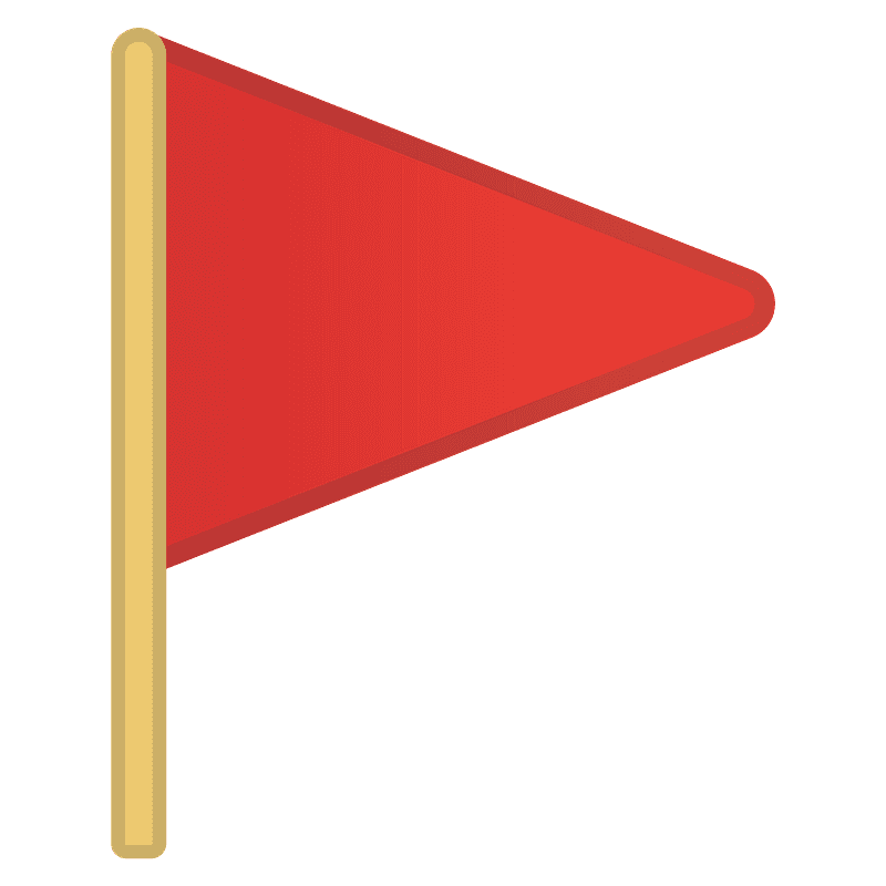 Red Flag Emoji PNG File