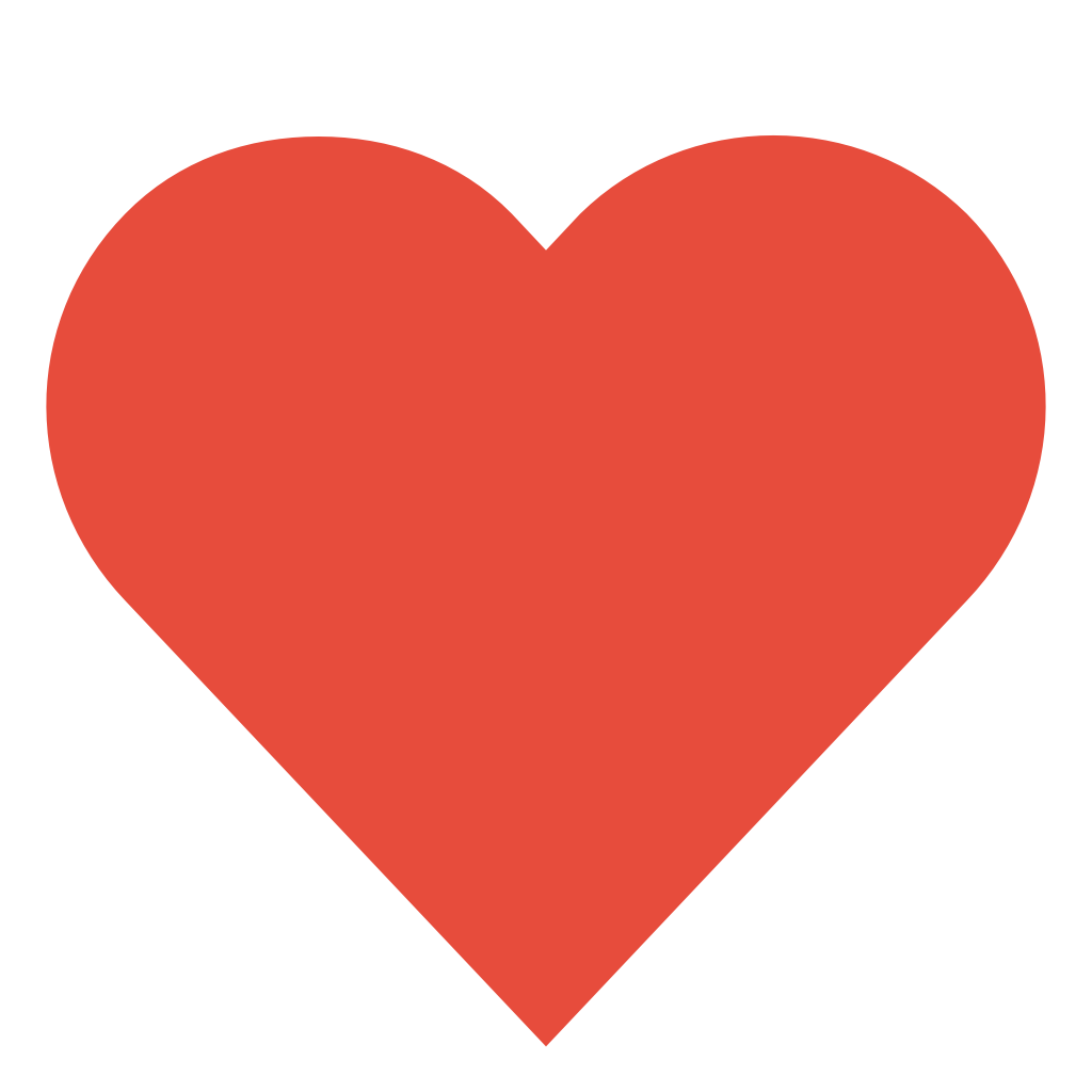 Red Heart Emoji PNG File