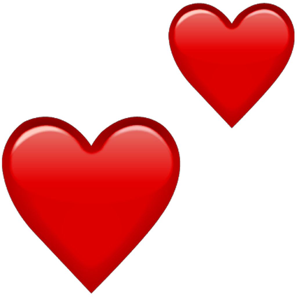 Red Heart Emoji PNG HD Isolated
