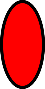 Red Oval PNG Picture
