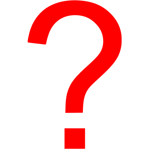 Red Question Mark PNG Picture