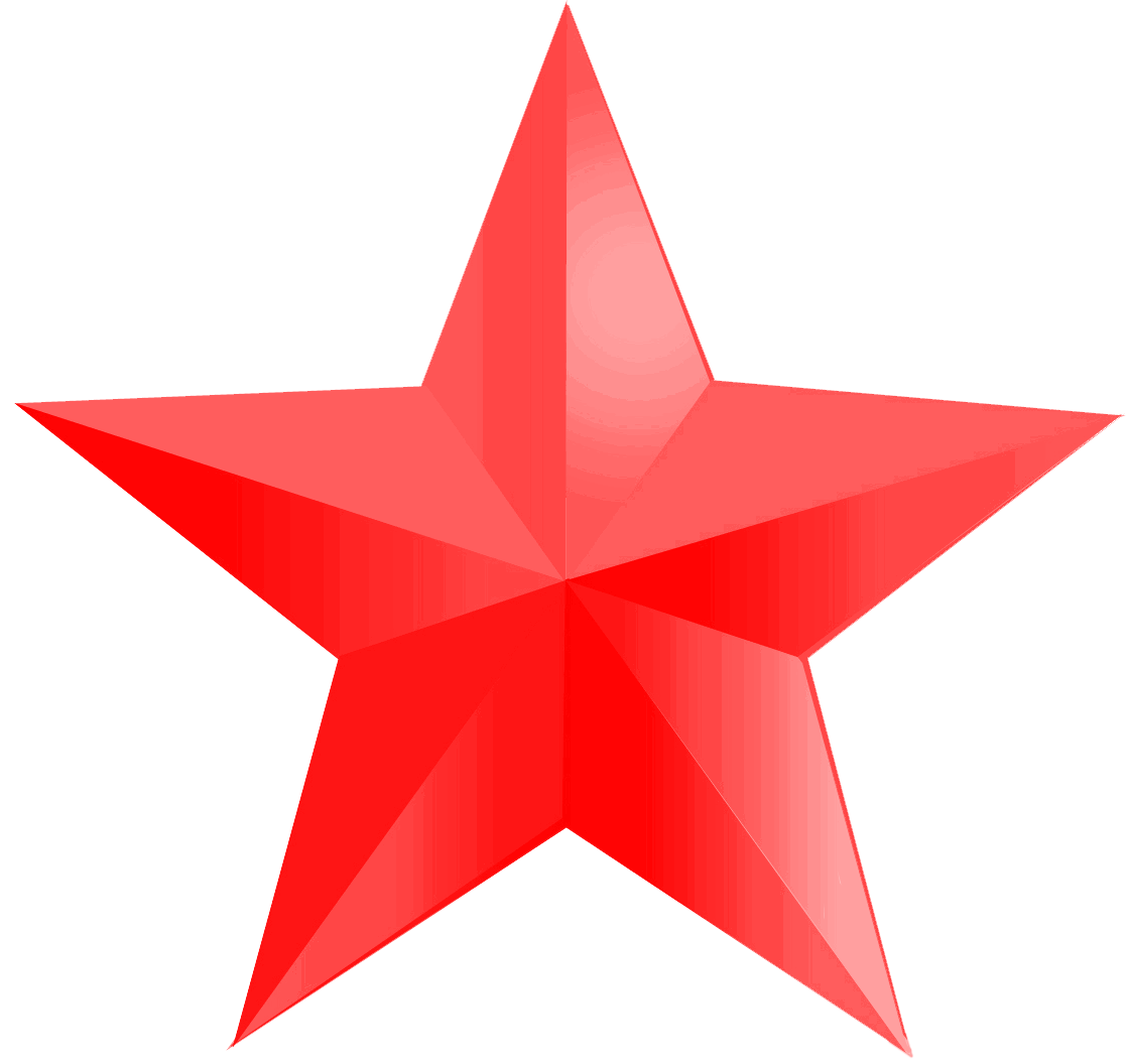 Red Star PNG Pic