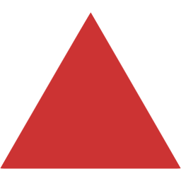Red Triangle PNG Photo