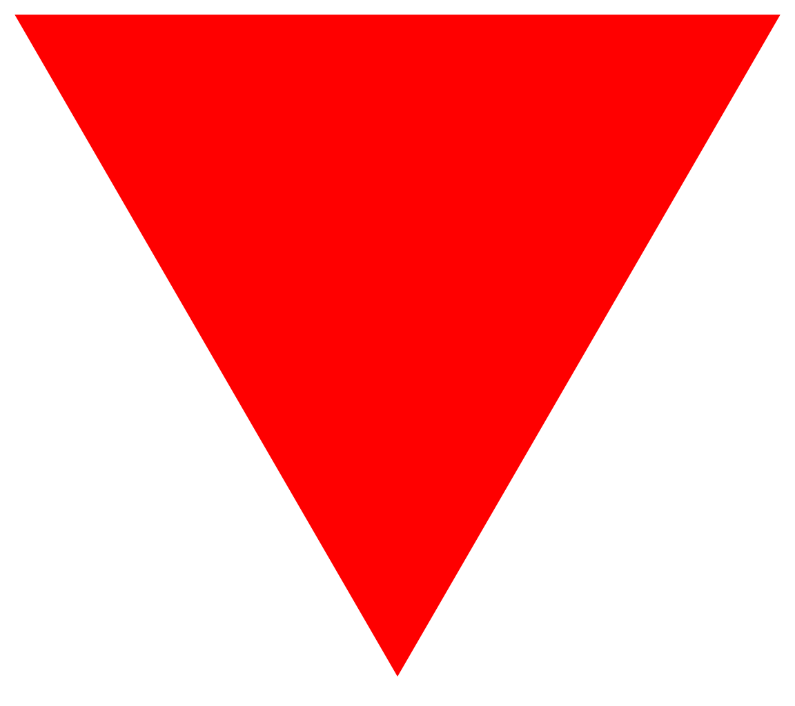 Red Triangle PNG Pic