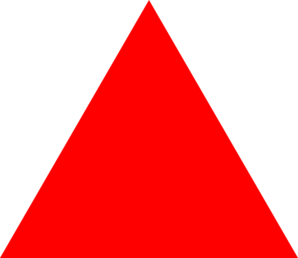 Red Triangle PNG Picture