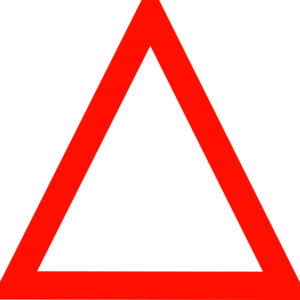 Red Triangle PNG