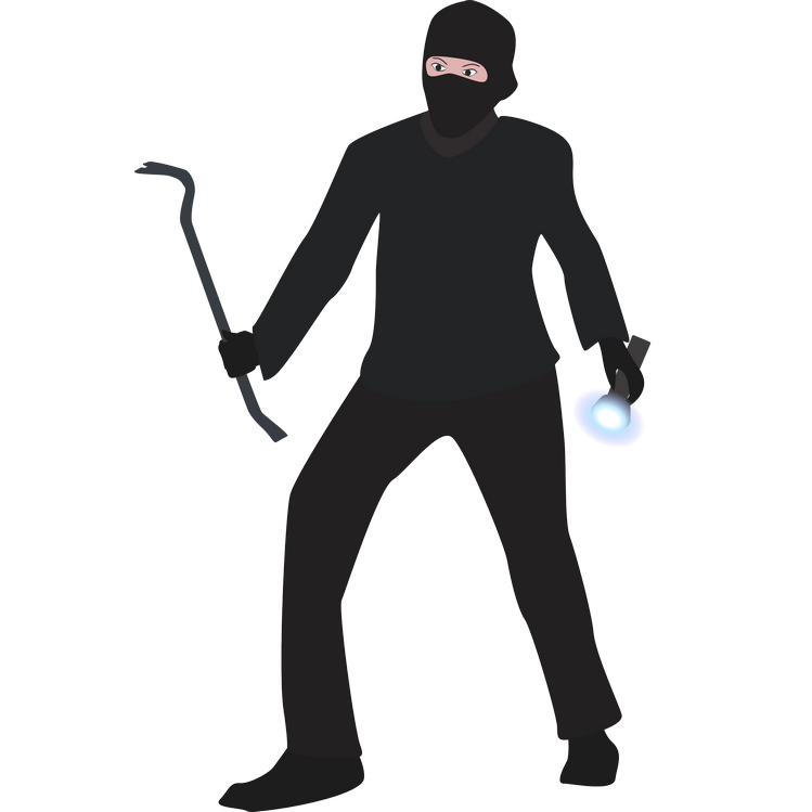 Robber PNG Isolated HD