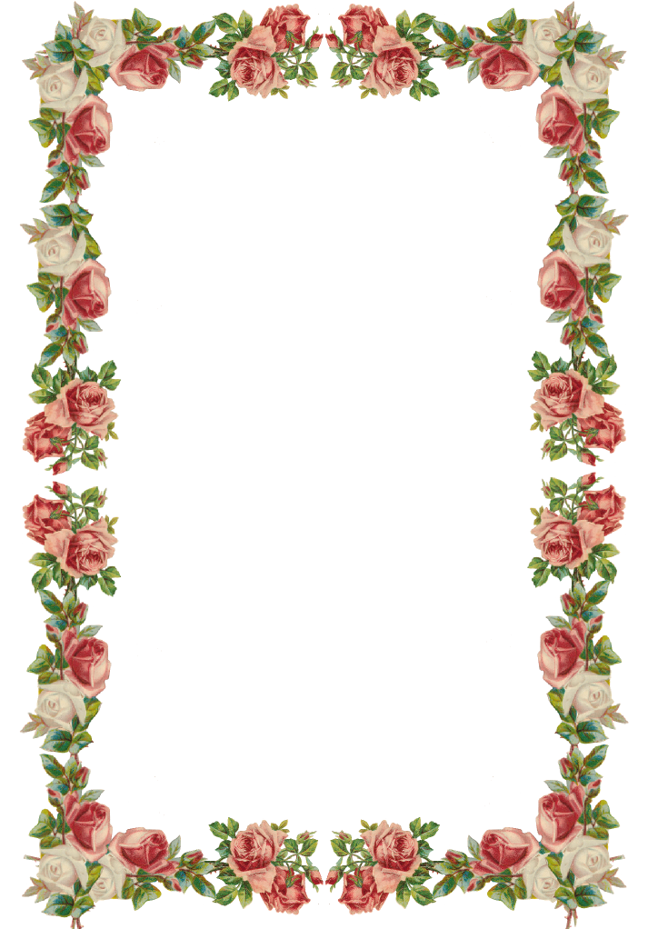 Rose Frame PNG Picture