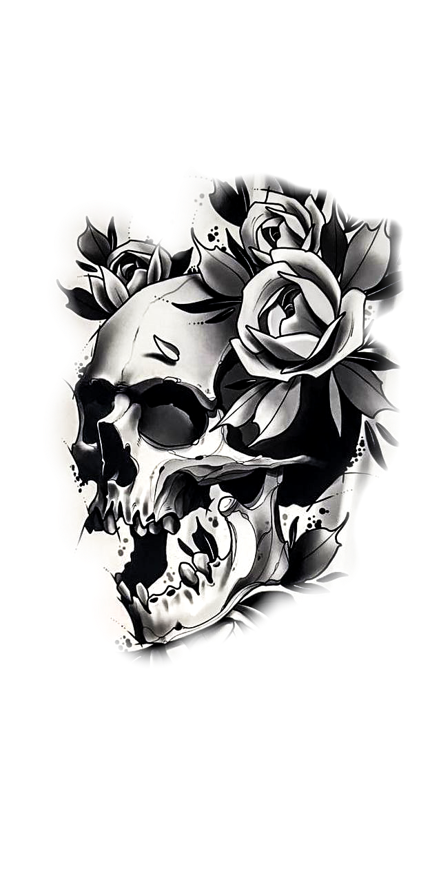 Rose Tattoo PNG Isolated File