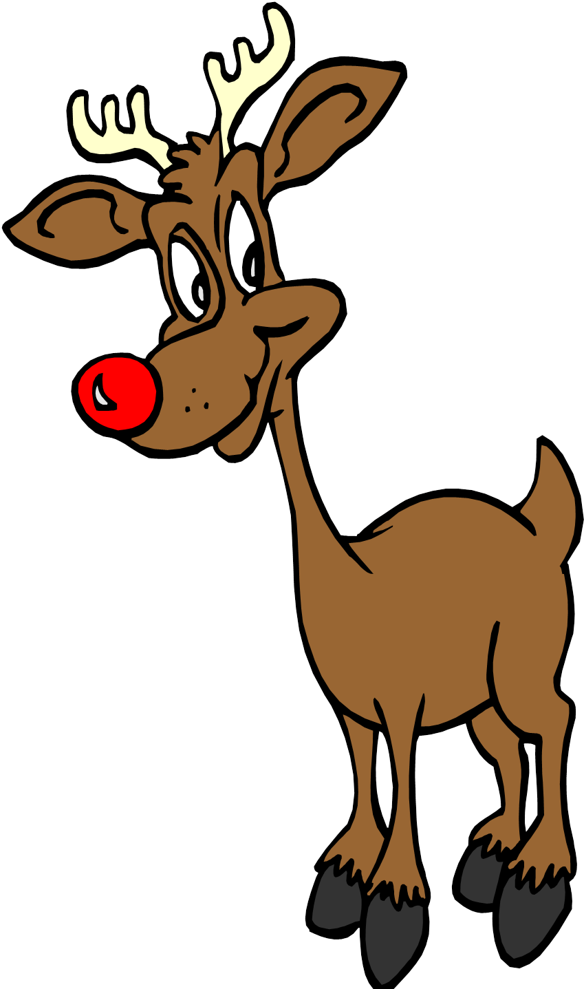 Rudolph The Red Nosed Reindeer PNG Isolated Pic