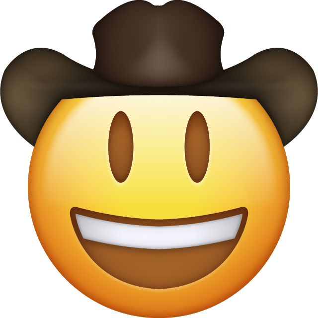 Sad Cowboy Emoji PNG HD