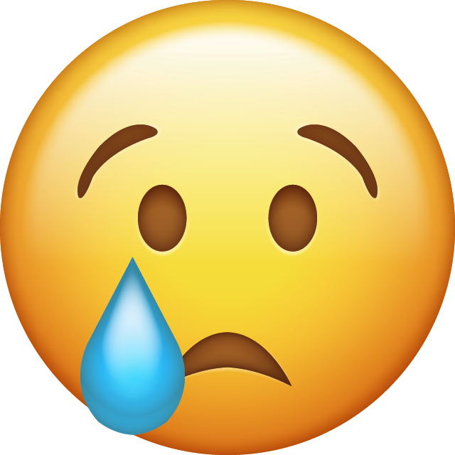 Sad Face Emoji PNG Photos