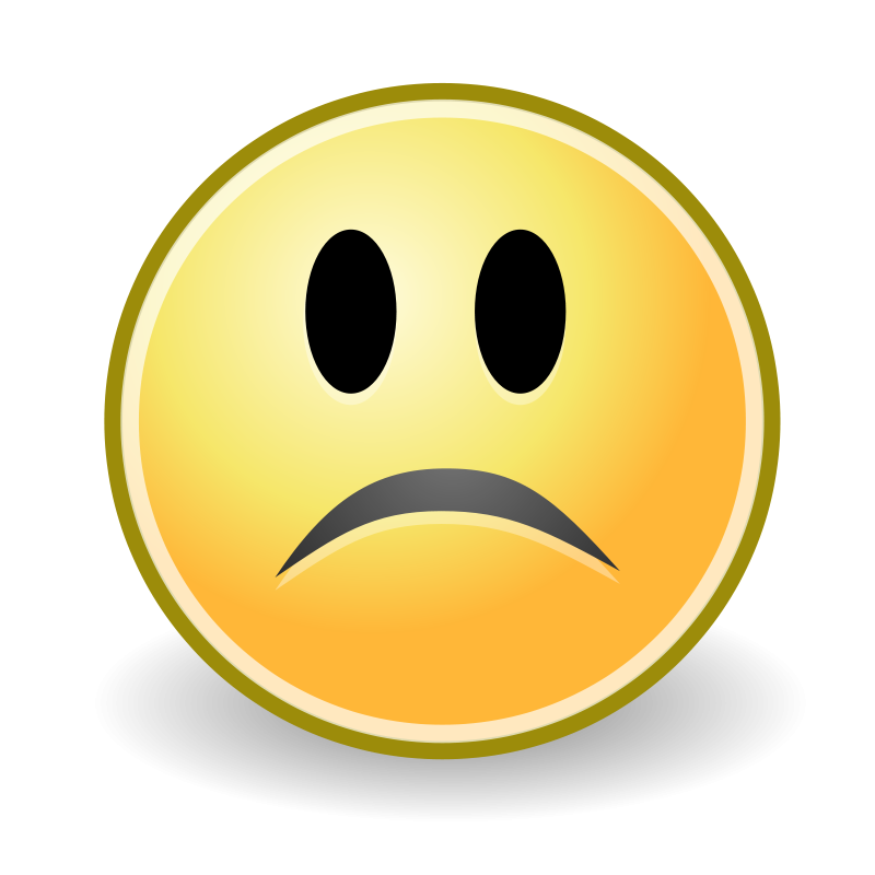 Sad Face Emoji PNG Transparent