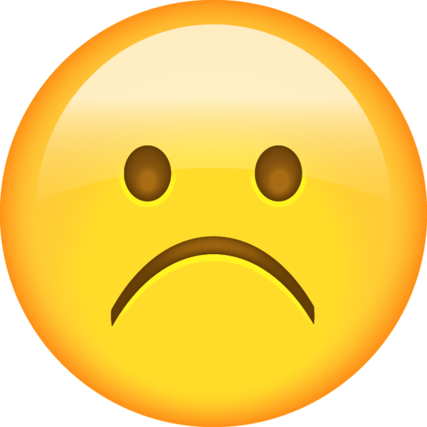 Sad Face Emoji PNG