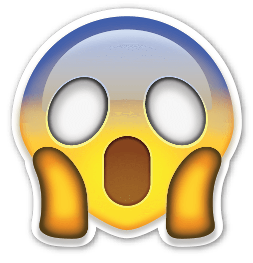 Scream Emoji PNG Pic