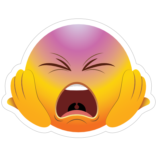 Scream Emoji PNG