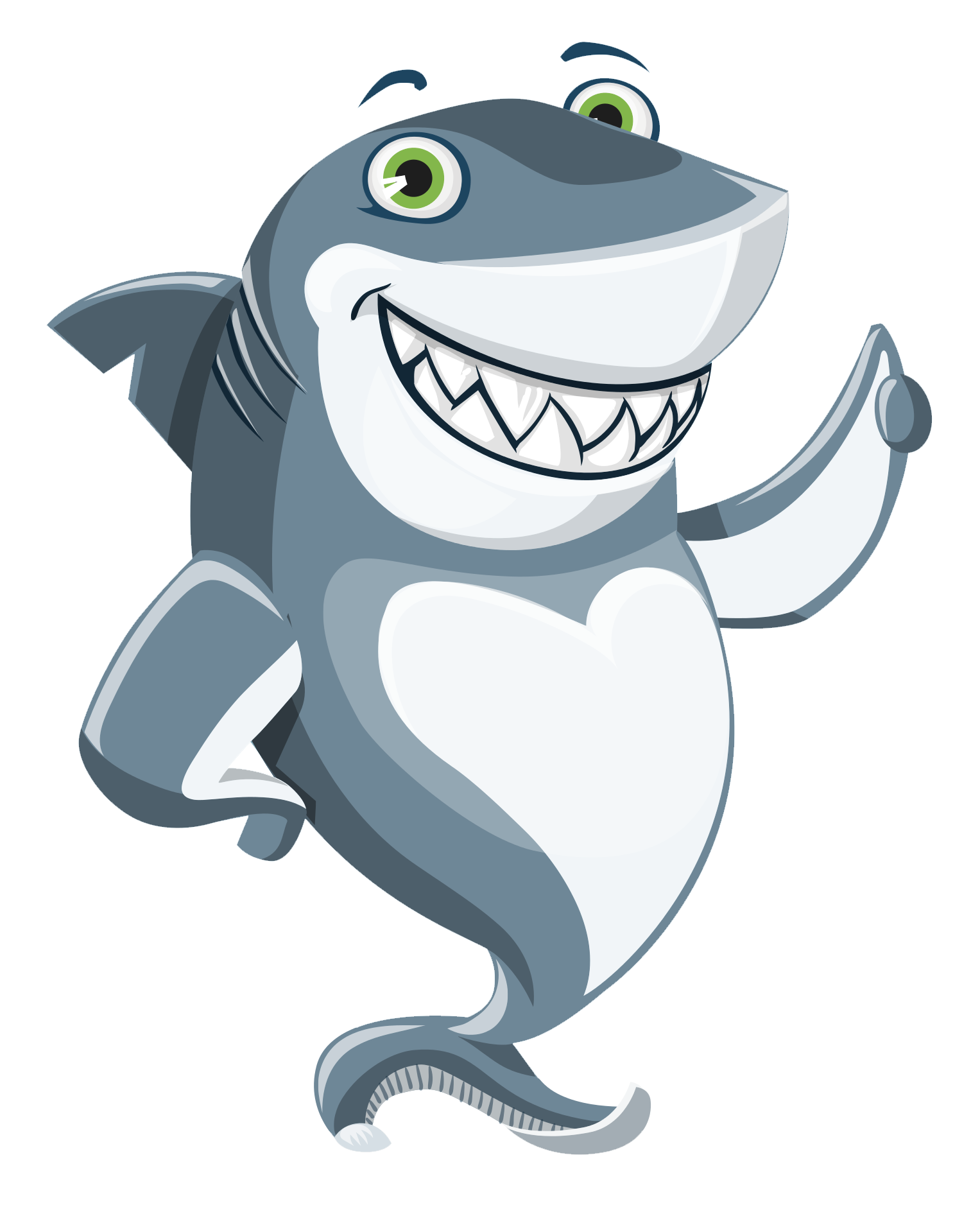 Shark Cartoon PNG Image