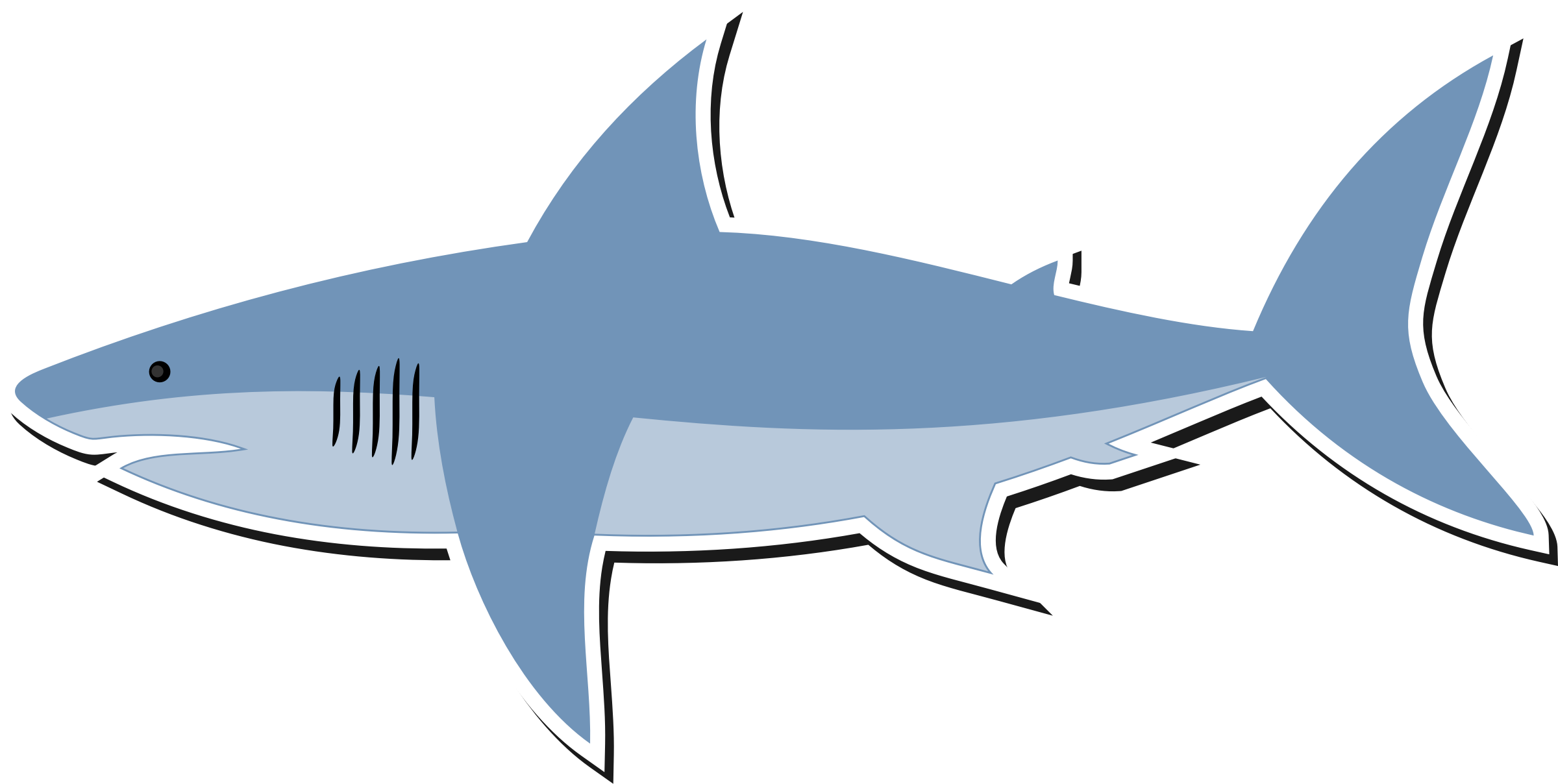 Shark Cartoon PNG Photo