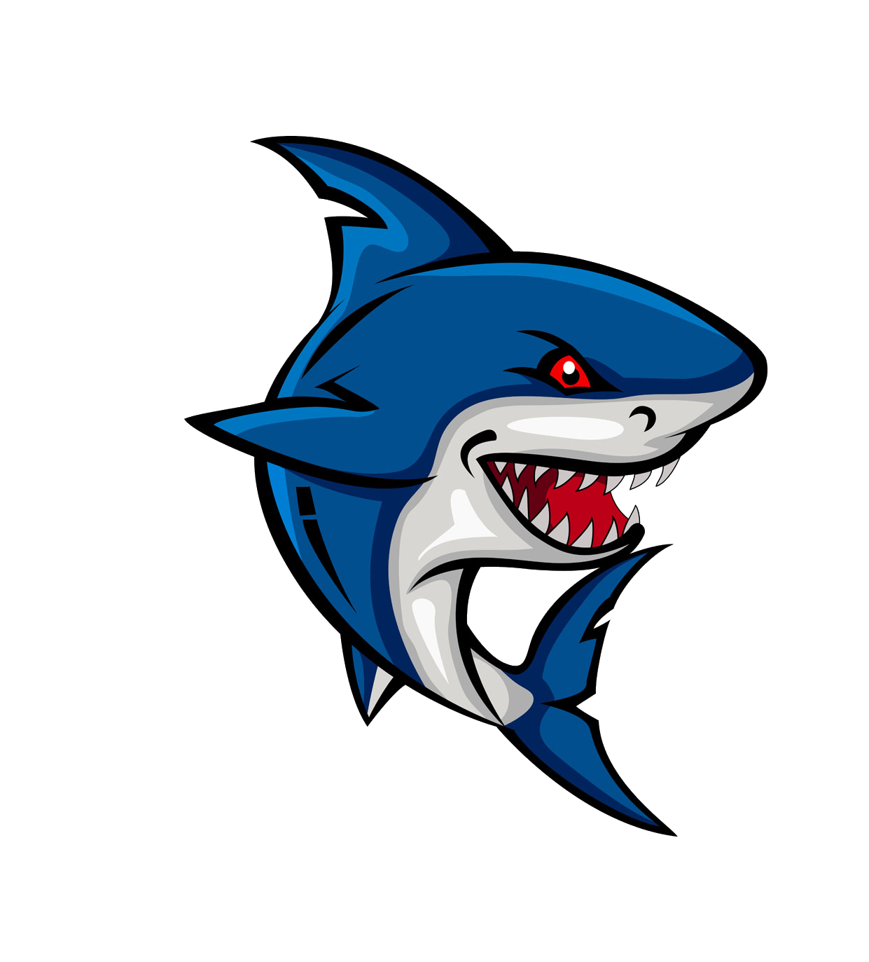Shark Cartoon PNG Transparent