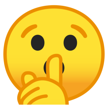 Shh Emoji PNG Image