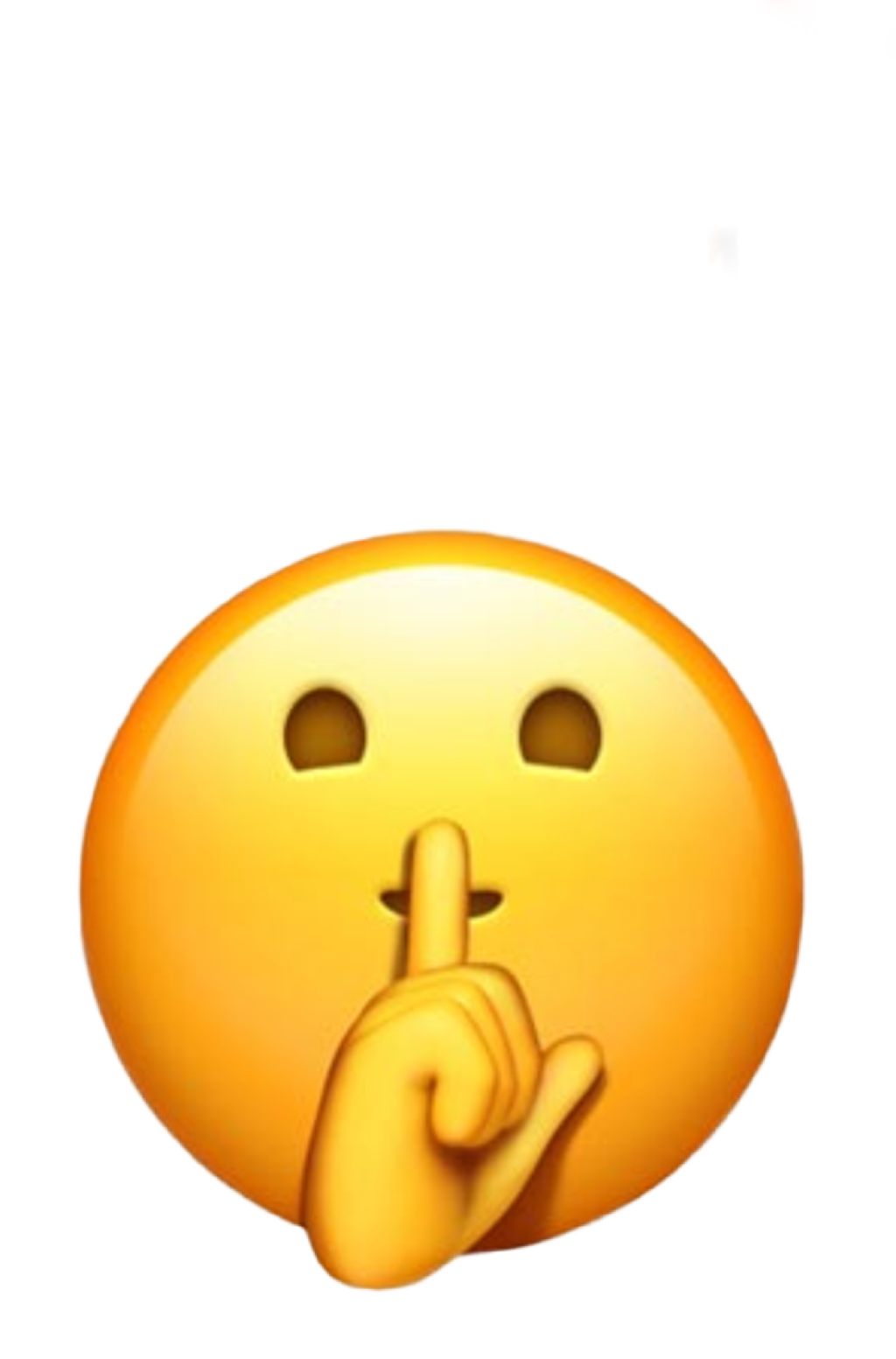 Shh Emoji PNG