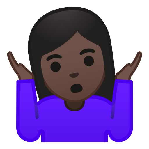 Shrug Emoji PNG Clipart