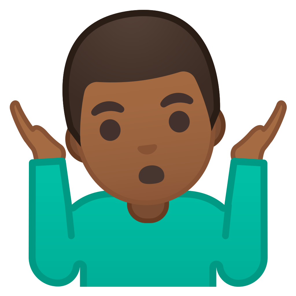 Shrug Emoji PNG File