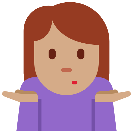 Shrug Emoji PNG Image