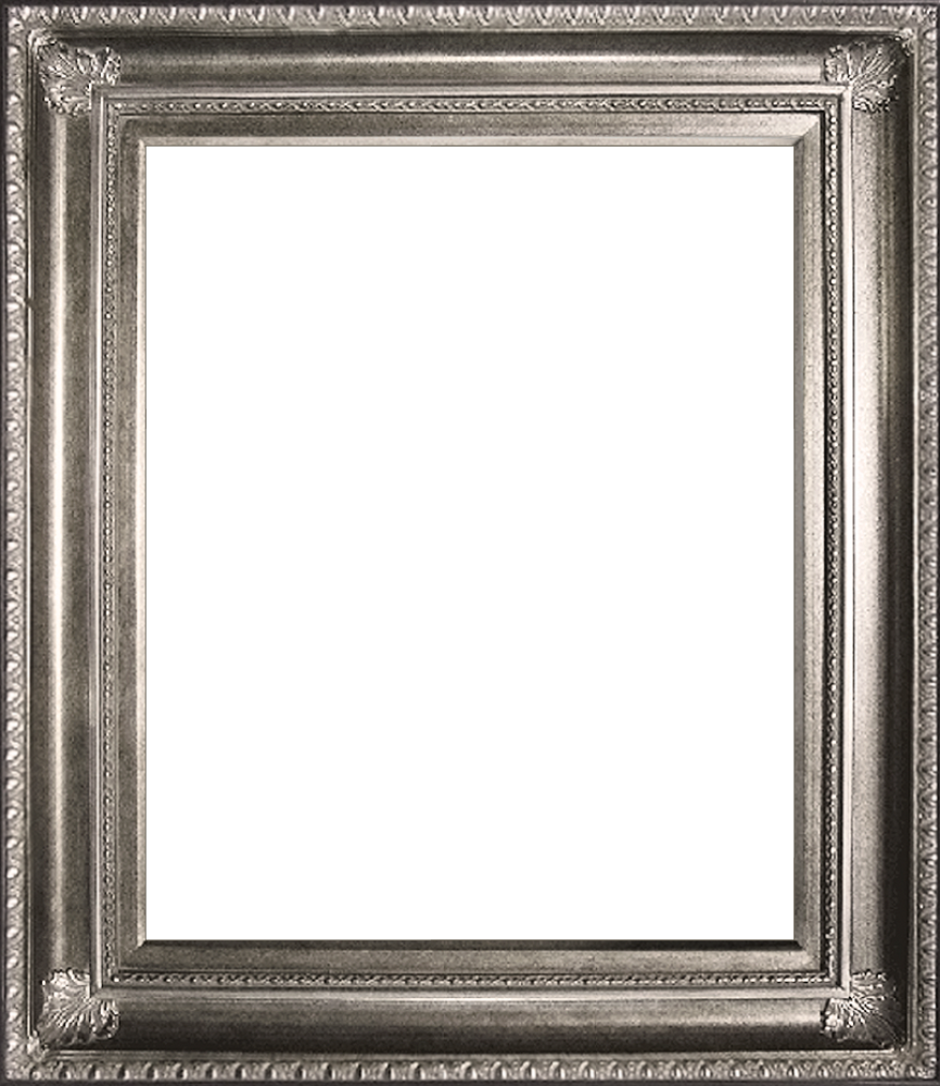 Silver Frame PNG File