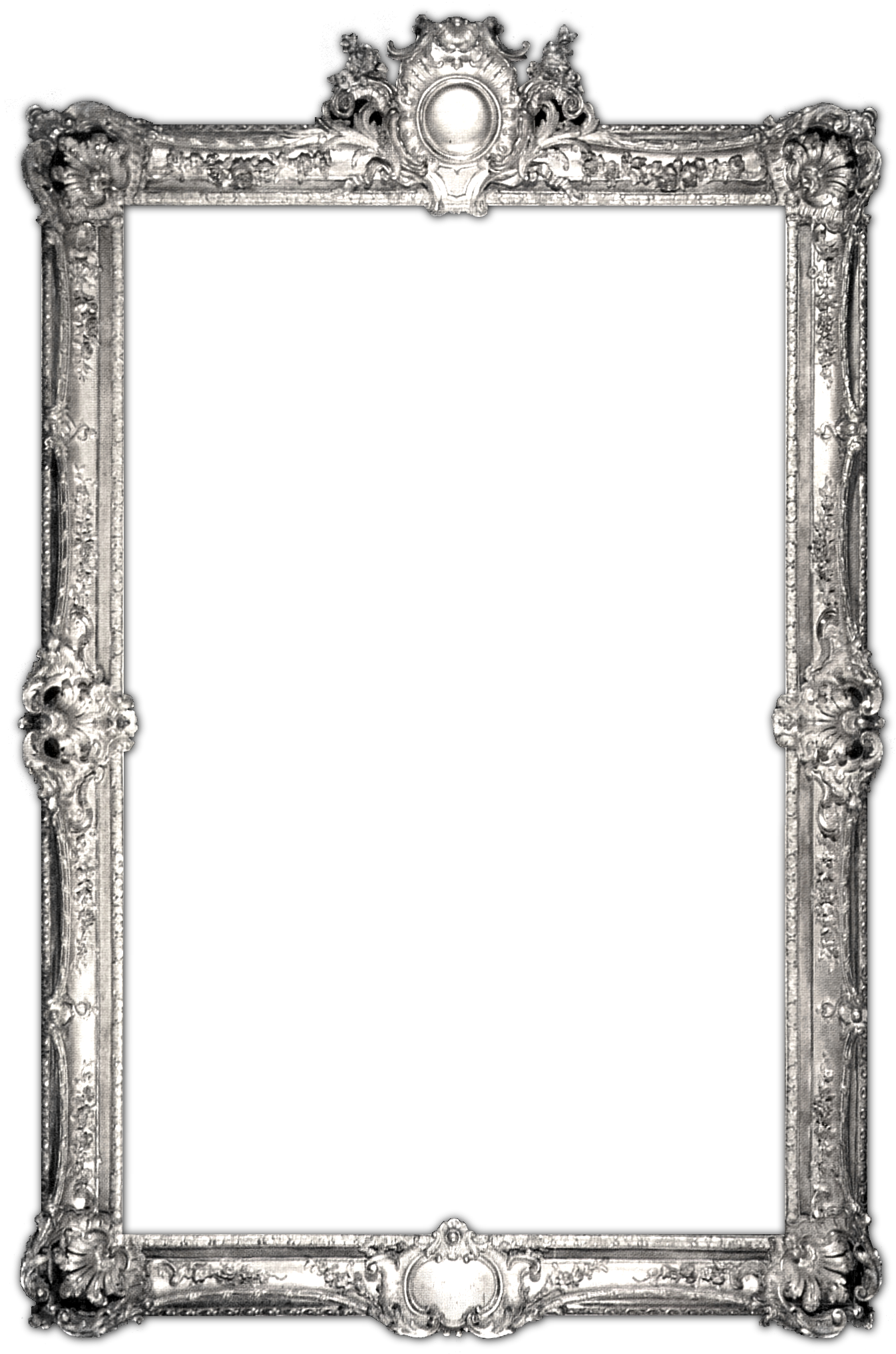 Silver Frame Png Photo Png Mart