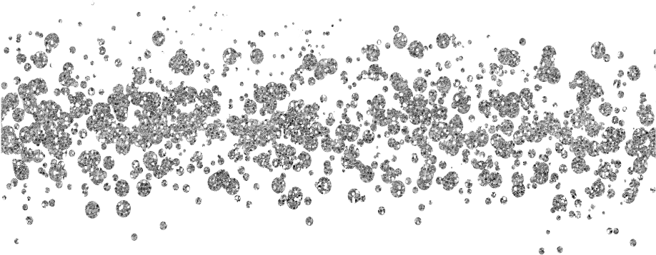Silver Glitter Frame PNG Isolated Pic