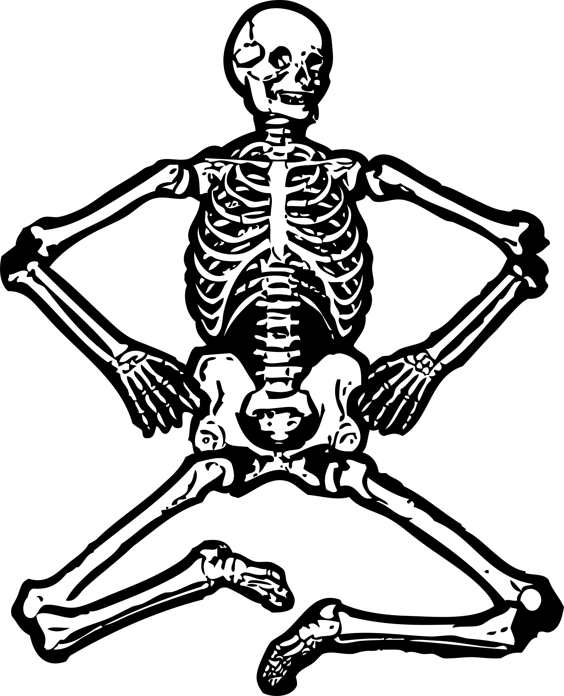 Skeleton Cartoon PNG HD