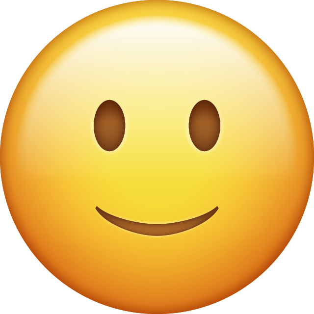 Smile Emoji PNG Isolated File