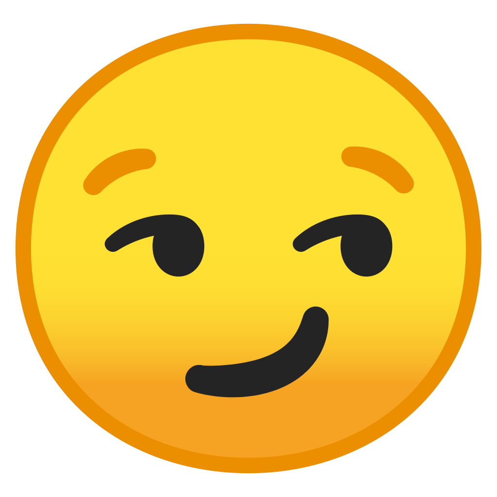 Smirk Emoji PNG